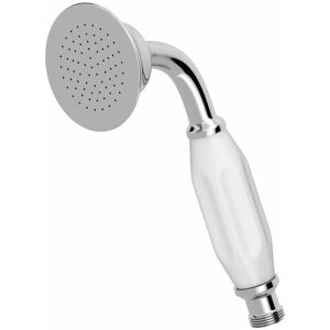 Architeckt - Bathroom Round Shower Handset Head Chrome Ceramic Traditional 70mm Architeckt - Bathroom Round Shower Handset Head Chrome Ceramic Traditional 70mm