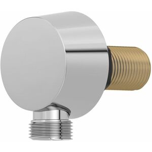 ARCHITECKT Bathroom Round Wall Elbow Concealed Valve Shower Chrome ARCHITECKT Bathroom Round Wall Elbow Concealed Valve Shower Chrome