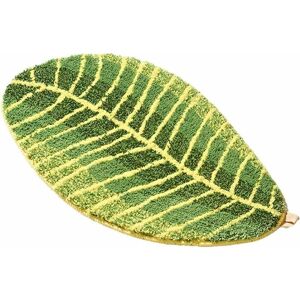 Tinor - Bathroom Rug Soft Plush - Leaves Shape Non-Slip Water Absorption Floor Mats for Bedroom Kitchen Bath Door 45 x 75cm Tinor - Bathroom Rug Soft Plush - Leaves Shape Non-Slip Water Absorption Floor Mats for Bedroom Kitchen Bath Door 45 x 75cm
