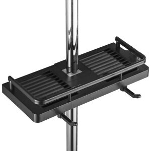 LINGHHANG Bathroom Shelf, Shower Shelf Soap Holder No Drilling, Shower Basket with Loop and Shower Head Hook, Rustproof Storage Rack for 24 and 25 mm LINGHHANG Bathroom Shelf, Shower Shelf Soap Holder No Drilling, Shower Basket with Loop and Shower Head Hook, Rustproof Storage Rack for 24 and 25 mm