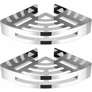 Grid Cool - Bathroom Shower Shelf 304 Stainless Steel Rustproof Corner Shower Shelf (2 Pack Triangle) Grid Cool - Bathroom Shower Shelf 304 Stainless Steel Rustproof Corner Shower Shelf (2 Pack Triangle)