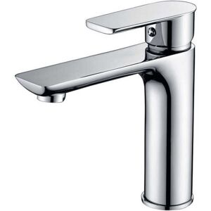 SHUNLI Bathroom Sink Faucet Square Handle Brass Hot and Cold Basin Mixer Tap Single Lever,Silver(2 X 60cm Connection Hose) SHUNLI Bathroom Sink Faucet Square Handle Brass Hot and Cold Basin Mixer Tap Single Lever,Silver(2 X 60cm Connection Hose)
