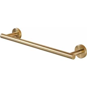 YMYNY Bathroom Towel Bar Wall Mounted SUS 304 Stainless Steel Brushed Gold 40cm MUMU YMYNY Bathroom Towel Bar Wall Mounted SUS 304 Stainless Steel Brushed Gold 40cm MUMU