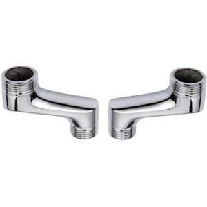 SJQKA Bathtub Faucet Adapter, G1/2 Shower Adapter, Bathtub Nozzle Adapter, Faucet Adapter, Brass Hot and Cold Water Hose for Wall Mounted Fittings SJQKA Bathtub Faucet Adapter, G1/2 Shower Adapter, Bathtub Nozzle Adapter, Faucet Adapter, Brass Hot and Cold Water Hose for Wall Mounted Fittings