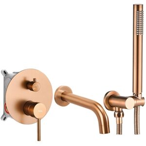 Bathtub Faucet Rea Lungo Brush Copper Bathtub Faucet Rea Lungo Brush Copper