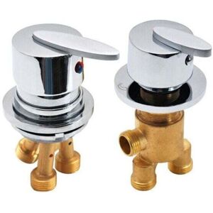 Ymyny - Bathtub Faucet Shower Faucets Two-Piece Hot and Cold Water Tap or Mixer Diverter mumu Ymyny - Bathtub Faucet Shower Faucets Two-Piece Hot and Cold Water Tap or Mixer Diverter mumu
