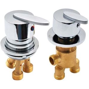 SJQKA Bathtub Faucet Shower Faucets Two-Piece Hot and Cold Water Mixer Tap or Diverter Valve SJQKA Bathtub Faucet Shower Faucets Two-Piece Hot and Cold Water Mixer Tap or Diverter Valve