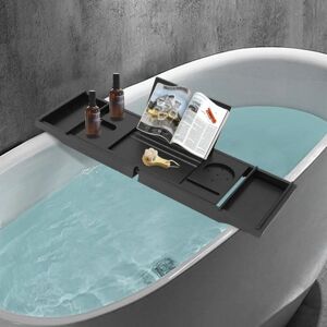 CNCEST Bathtub Shelf Bathtub Tray Bathtub Board Bathtub Accessories Extendable Bamboo Bathtub Holder iPad Holder Water Filter Phyllostachys Edulis CNCEST Bathtub Shelf Bathtub Tray Bathtub Board Bathtub Accessories Extendable Bamboo Bathtub Holder iPad Holder Water Filter Phyllostachys Edulis