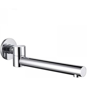 CYSLMUK Bathtub spout, 180° rotatable, bathtub spout, brass, foldable, round nozzle, faucet, bathtub spout, wall-mounted, bathtub spout, faucet, G1/2, chrome CYSLMUK Bathtub spout, 180° rotatable, bathtub spout, brass, foldable, round nozzle, faucet, bathtub spout, wall-mounted, bathtub spout, faucet, G1/2, chrome