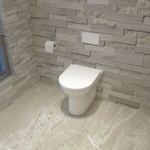 Back To Wall Round Toilet Ceramic Soft Close Seat Modern Bathroom btw wc Pan - Biubiubath Back To Wall Round Toilet Ceramic Soft Close Seat Modern Bathroom btw wc Pan - Biubiubath