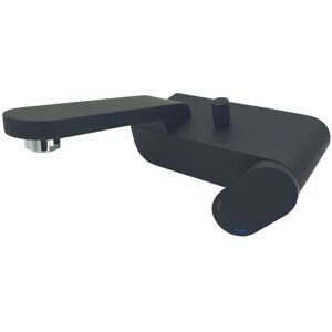 Bisk - Black Bath Mixer Tap Modern Wall Mounted Shower Diverter Bisk - Black Bath Mixer Tap Modern Wall Mounted Shower Diverter
