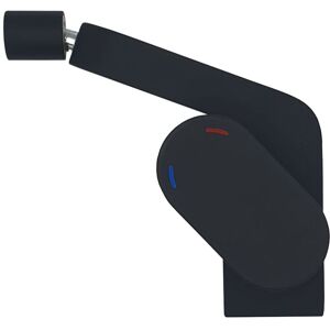 Bisk - Bathroom Bidet Mixer Tap Black Modern Shaped Single Lever Bisk - Bathroom Bidet Mixer Tap Black Modern Shaped Single Lever