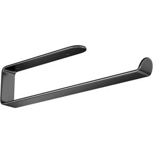 YMYNY Black Wall Sopalin Holder, 295mm Self Adhesive or Drillable All Wall Paper Towel Holder, Aluminum Space Sopalin Holder for Kitchen, Bathroom, YMYNY Black Wall Sopalin Holder, 295mm Self Adhesive or Drillable All Wall Paper Towel Holder, Aluminum Space Sopalin Holder for Kitchen, Bathroom,