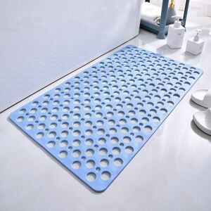 LINGHHANG Blue Non-Slip Shower Mat, Non-Slip Bath Mat 40 x 88 cm, Non-Slip and Anti-Mold, Suitable for Bathtub LINGHHANG Blue Non-Slip Shower Mat, Non-Slip Bath Mat 40 x 88 cm, Non-Slip and Anti-Mold, Suitable for Bathtub