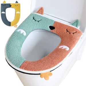 LINGHHANG 2PCS Toilet Seat Cover,Universal Toilet Seat with Zipper Antibacterial Washable Toilet Seat Cover Toilet Seat Cover Fabric,Toilet Seat Cushions LINGHHANG 2PCS Toilet Seat Cover,Universal Toilet Seat with Zipper Antibacterial Washable Toilet Seat Cover Toilet Seat Cover Fabric,Toilet Seat Cushions