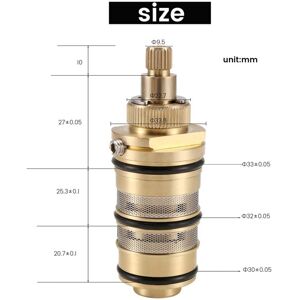 Tlily - Brass Replacement Thermostatic , Shower Mixer Valve Bar Repair Kit Bathroom Water Temperature Control Faucet Tlily - Brass Replacement Thermostatic , Shower Mixer Valve Bar Repair Kit Bathroom Water Temperature Control Faucet