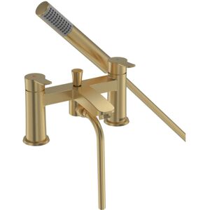 Bristan - Appeal Bath Shower Mixer Tap Pillar Mounted - Brushed Brass Bristan - Appeal Bath Shower Mixer Tap Pillar Mounted - Brushed Brass