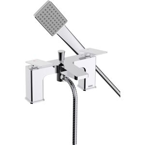 Bristan - Delgado Deck Mounted Bath Shower Mixer Tap Hose + Shower Head del bsm c Bristan - Delgado Deck Mounted Bath Shower Mixer Tap Hose + Shower Head del bsm c