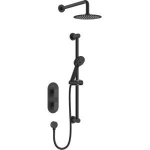 Bristan Frammento Black Concealed Shower + Fixed Head FRAMMENTO BLK SHWR PK Bristan Frammento Black Concealed Shower + Fixed Head FRAMMENTO BLK SHWR PK