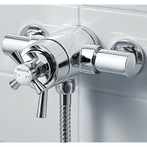 Bristan - Rio 2 Exposed Thermostatic Mixer Shower Valve Dual Control 110mm 130mm Bristan - Rio 2 Exposed Thermostatic Mixer Shower Valve Dual Control 110mm 130mm