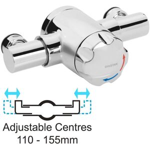 Bristan - Sirrus Gummers opac TS1203 Exposed Thermostatic Mixer Shower 110 130mm Bristan - Sirrus Gummers opac TS1203 Exposed Thermostatic Mixer Shower 110 130mm