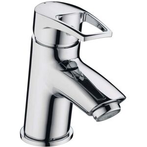 Bristan Smile Chrome Mono Basin Mixer Tap with Clicker Waste - SM-BAS-C Bristan Smile Chrome Mono Basin Mixer Tap with Clicker Waste - SM-BAS-C
