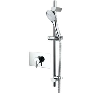 Bristan - Sonique 2 Chrome Thermostatic Recessed Shower Valve with Adjustable Riser - SOQ2-SHCAR-C Bristan - Sonique 2 Chrome Thermostatic Recessed Shower Valve with Adjustable Riser - SOQ2-SHCAR-C
