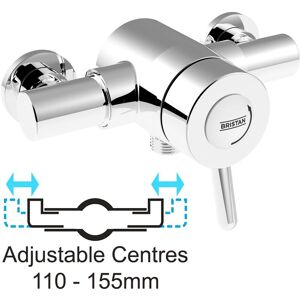 Bristan - Traditional Exposed Thermostatic Mixer Lever Shower Valve 110mm 155mm Bristan - Traditional Exposed Thermostatic Mixer Lever Shower Valve 110mm 155mm