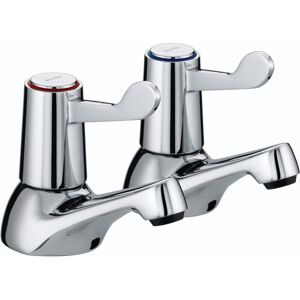 Bristan - Lever Basin Taps with Ceramic Disc Valves Metal BackNut - Chrome Plated Bristan - Lever Basin Taps with Ceramic Disc Valves Metal BackNut - Chrome Plated
