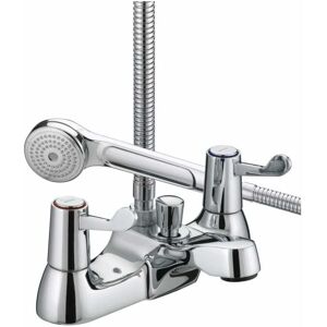 Bristan Value Lever Chrome Bath Shower Mixer Tap with Ceramic Disc Valves - VAL2-BSM-C-CD Bristan Value Lever Chrome Bath Shower Mixer Tap with Ceramic Disc Valves - VAL2-BSM-C-CD