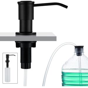 Built-in Soap Dispenser, Kitchen Sink Soap Dispenser, Built-in Soap Dispenser with 500ML Bottle and 1.0m Extension Set, Top Refill, Black - Ccykxa Built-in Soap Dispenser, Kitchen Sink Soap Dispenser, Built-in Soap Dispenser with 500ML Bottle and 1.0m Extension Set, Top Refill, Black - Ccykxa