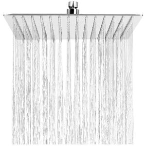 SERBIA Carré,Pommeau de Douche Anti-Calcaire, Tête de Douche Pluie Economiseur d'Eau avec Buse en Acier Inoxydable 12 pouces/30cm finition Chrome Poli SERBIA Carré,Pommeau de Douche Anti-Calcaire, Tête de Douche Pluie Economiseur d'Eau avec Buse en Acier Inoxydable 12 pouces/30cm finition Chrome Poli