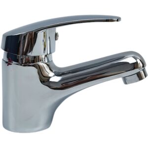 Ccykxa - Bathroom Sink Faucet Square Handle Cold and Hot Basin Mixer Tap Single Lever Silver,Zinc Alloy Ccykxa - Bathroom Sink Faucet Square Handle Cold and Hot Basin Mixer Tap Single Lever Silver,Zinc Alloy