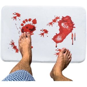 CCYKXA Halloween Blood Shower Mat, Halloween Blood Bathroom Mat Durable Rugs with Scary Blood Pads with Red Footprints Exciting Shower Mats CCYKXA Halloween Blood Shower Mat, Halloween Blood Bathroom Mat Durable Rugs with Scary Blood Pads with Red Footprints Exciting Shower Mats