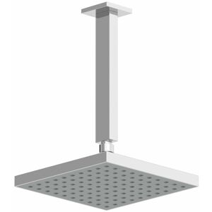 Architeckt - Ceiling Modern Drencher Head 200mm Chrome Square Rainfall Fixed Shower Arm Architeckt - Ceiling Modern Drencher Head 200mm Chrome Square Rainfall Fixed Shower Arm