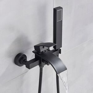 Ikodm - Chrome Bathtub Faucets Bath Shower Set Waterfall Bathtub Mixer Tap Dual Control Wall Mounted Shower Faucet Ikodm - Chrome Bathtub Faucets Bath Shower Set Waterfall Bathtub Mixer Tap Dual Control Wall Mounted Shower Faucet