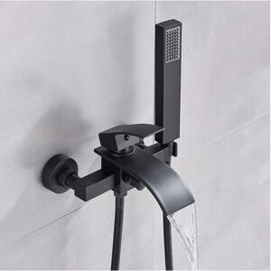 YMYNY Chrome Bathtub Faucets Bath Shower Set Waterfall Bathtub Mixer Tap Dual Control Wall Mounted Shower Faucet mumu YMYNY Chrome Bathtub Faucets Bath Shower Set Waterfall Bathtub Mixer Tap Dual Control Wall Mounted Shower Faucet mumu