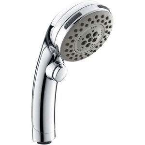 Linghhang - Chrome Shower Head with Stop Button Hand Shower 5 Jets to Choose from Shower Head Anti-Limescale Spikes Universal Type Linghhang - Chrome Shower Head with Stop Button Hand Shower 5 Jets to Choose from Shower Head Anti-Limescale Spikes Universal Type