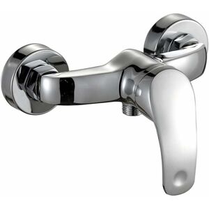 HOOPZI Chrome Wall Mounted Brass Shower Mixer Tap Bar Manual Cold and Hot Water Faucet Single Lever Bathroom Accessories HOOPZI Chrome Wall Mounted Brass Shower Mixer Tap Bar Manual Cold and Hot Water Faucet Single Lever Bathroom Accessories