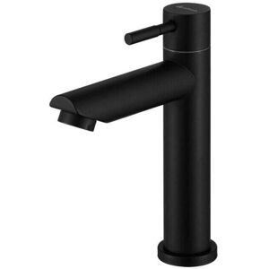 YMYNY Cold Water Faucet for Hand Wash Black Bathroom Faucet Stainless Steel Sink Faucet Round Faucet Removable Aerator. MUMU YMYNY Cold Water Faucet for Hand Wash Black Bathroom Faucet Stainless Steel Sink Faucet Round Faucet Removable Aerator. MUMU