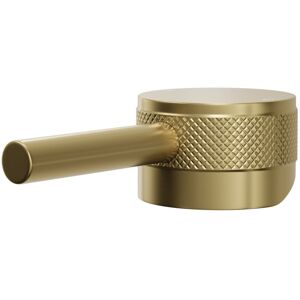 Colore - Brushed Brass Industrial Style Mono Basin Mixer Half Knurled Tap Head Colore - Brushed Brass Industrial Style Mono Basin Mixer Half Knurled Tap Head