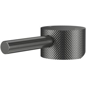 Colore - Gunmetal Grey Industrial Style Mini Mono Basin Mixer Fully Knurled Tap Head Colore - Gunmetal Grey Industrial Style Mini Mono Basin Mixer Fully Knurled Tap Head