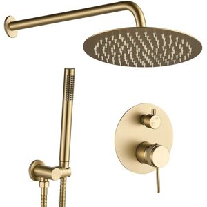REA - concealed shower set lungo grip brushed gold + box REA - concealed shower set lungo grip brushed gold + box