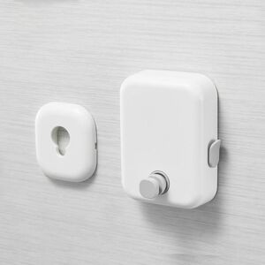 SERBIA Corde à Linge Rétractable - Séchoir Mural Réglable , Poinçon Et Support Gain de Place- pour Salle de Bain, Balcon, Chambre à Linge (Blanc) SERBIA Corde à Linge Rétractable - Séchoir Mural Réglable , Poinçon Et Support Gain de Place- pour Salle de Bain, Balcon, Chambre à Linge (Blanc)