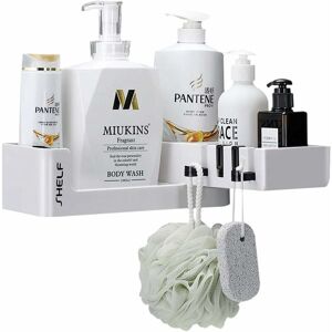 HOOPZI Corner Shower Basket Shelf, Shower Shelf Corner Shower Baskets, Swivel Shower Shelf Fixed Self Adhesive Bathroom Shelf Without Drilling with 4 Hooks HOOPZI Corner Shower Basket Shelf, Shower Shelf Corner Shower Baskets, Swivel Shower Shelf Fixed Self Adhesive Bathroom Shelf Without Drilling with 4 Hooks