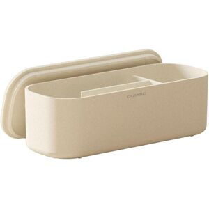 COSMIC Bathroom Organiser, Multi-Purpose Storage Box, Freestanding, Wall Mounted, Inner Divider, With Lid, White, ALIFE Collection COSMIC Bathroom Organiser, Multi-Purpose Storage Box, Freestanding, Wall Mounted, Inner Divider, With Lid, White, ALIFE Collection