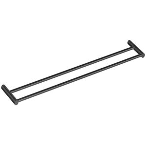 Cosmic - Double Bathroom Towel Rail Matte Black Finish Screw Installation Cosmic - Double Bathroom Towel Rail Matte Black Finish Screw Installation