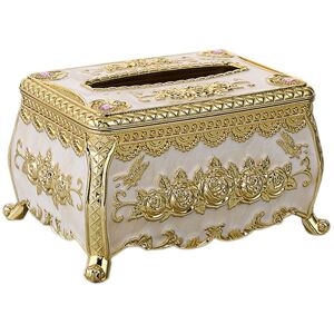 TLILY Creative Modern European Ornate Tissue Box Cover, Luxury Noble Paper Facial Tissue Napkin Holder For Bedroom Office(4) TLILY Creative Modern European Ornate Tissue Box Cover, Luxury Noble Paper Facial Tissue Napkin Holder For Bedroom Office(4)