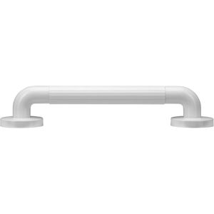 White Straight Grab Bar Hand Rail, Plastic Shower Handle, 300mm - Croydex White Straight Grab Bar Hand Rail, Plastic Shower Handle, 300mm - Croydex