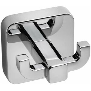 Croydex - Flexi-Fix Double Robe Hook, Chrome Plated - Camberwell Croydex - Flexi-Fix Double Robe Hook, Chrome Plated - Camberwell